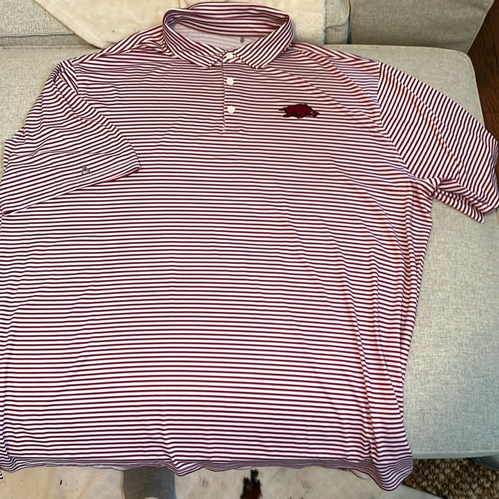 Antigua Arkansas Razorback Polo Shirt